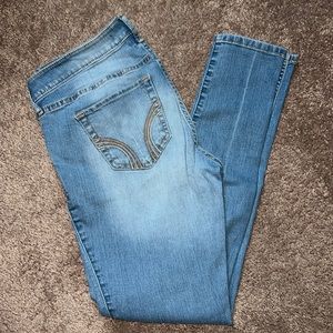 Hollister Lightly Distressed Denim Skinny Jeans